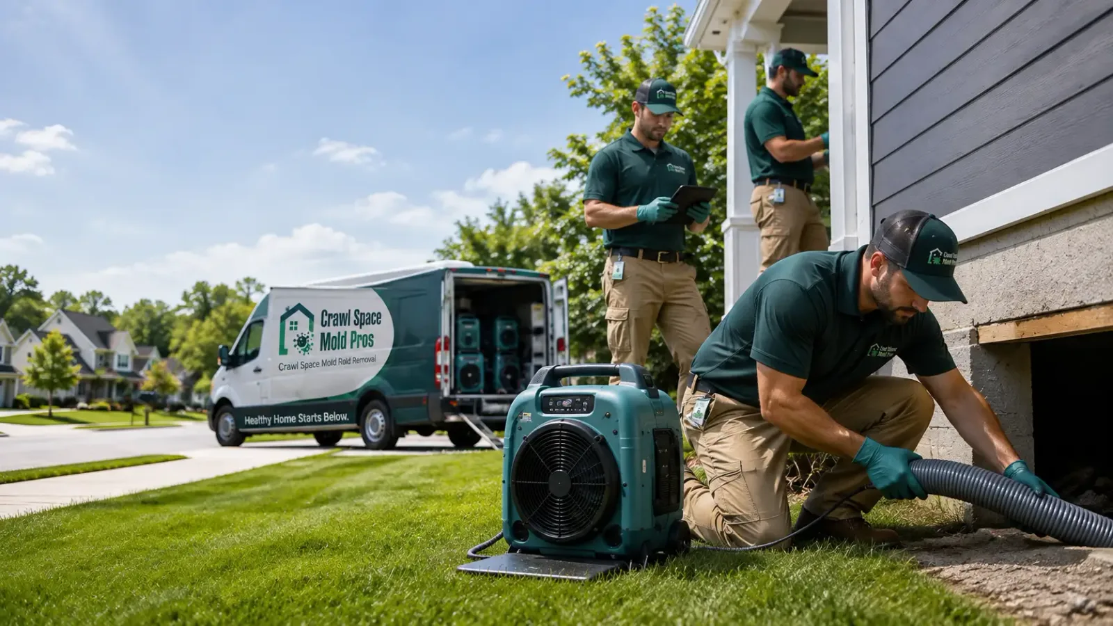 Crawl Space Mold Removal in Burbank, CA